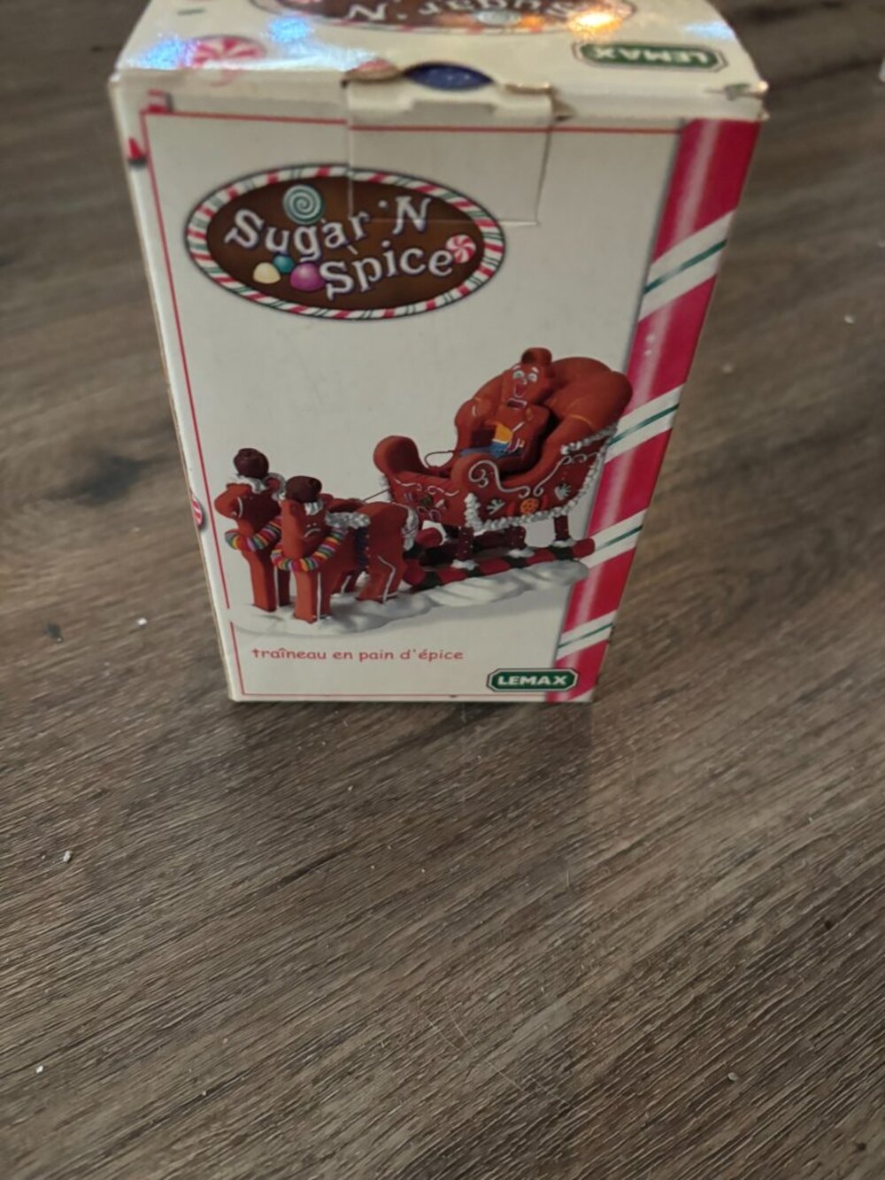 Lemax Sugar N Spice Gingersleigh Sleigh Christmas light up village accessories